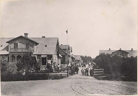 Bjärnum järnvägsgatan 1895