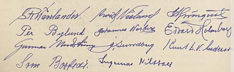Boteå signaturer