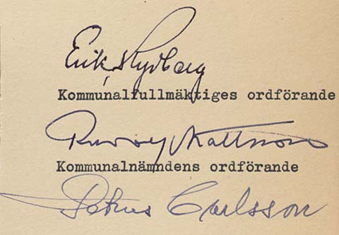 Hallingeberg signaturer