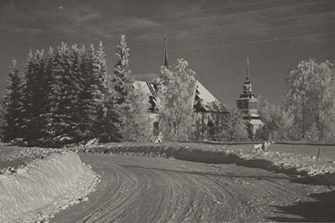 Karl Gustavs Karungi kyrka vinter