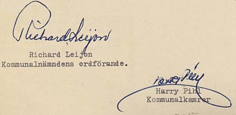 Karlsborg signaturer
