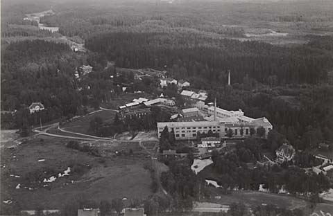 Kinnarumma Rydboholmsfabrikerna flygfoto