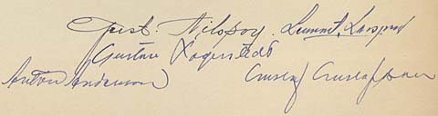 Lindberga signaturer