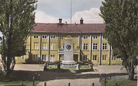 Malmköping stadshus regementes minnessten