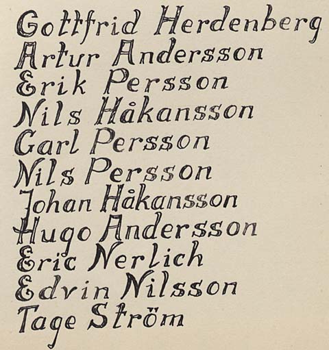 Marieholm signaturer