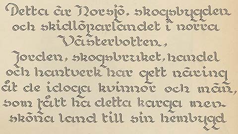 Norsjö text
