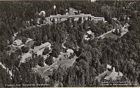 Tysslinge Garphyttan sanatorium flygfoto