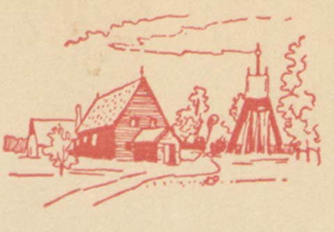 Viby Tångeråsa kyrka teckning