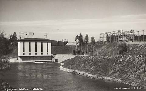 Vreta kloster Malfors kraftstation Ljungsbro