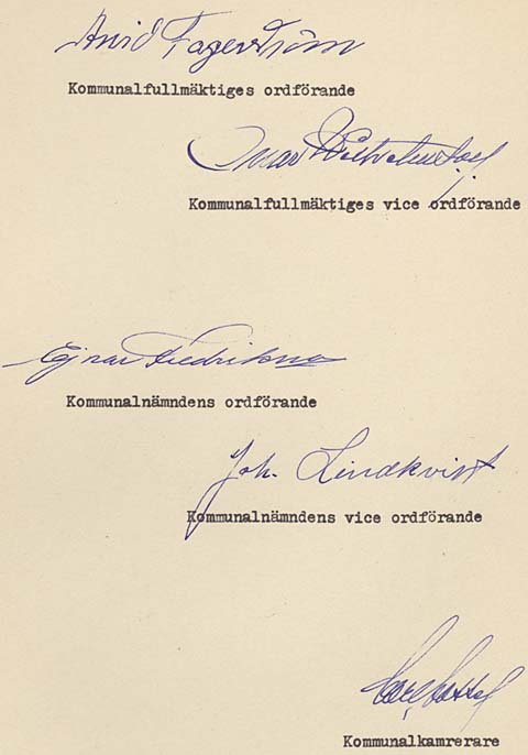 Västra Vingåker signaturer