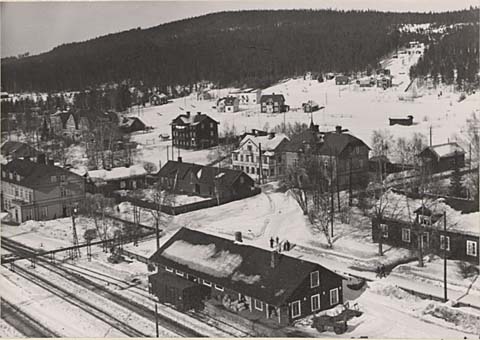 Ånge järnvägsstation 1935
