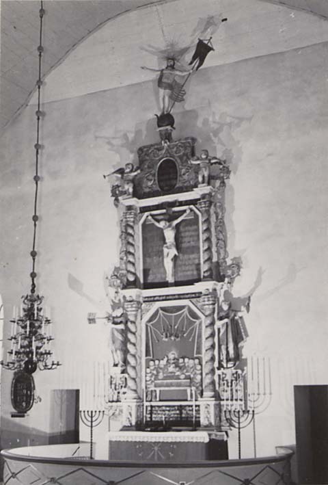 Ödeshög St Åby kyrka altartavla