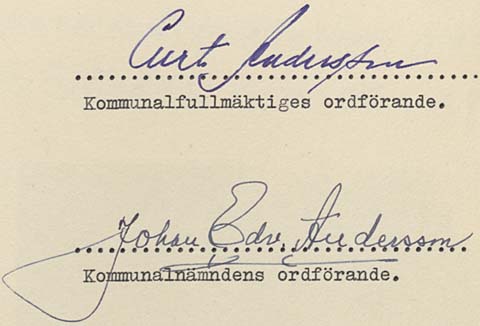 Östra Färs signaturer
